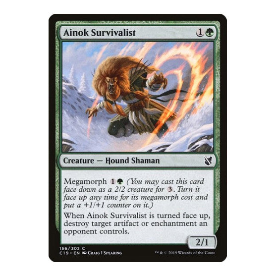 Ainok Survivalist (C19) #156 Common (Lightly Played) Commander 2019 Magic: The Gathering: 2019
