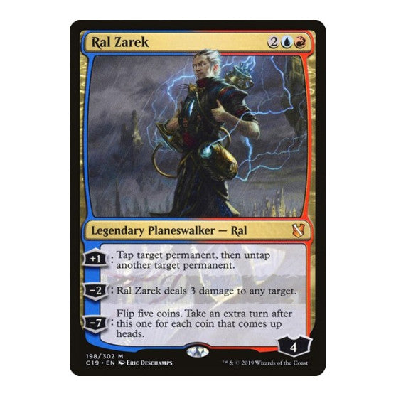 Ral Zarek (C19) #198 Mythic Rare (Lightly Played) Commander 2019 Magic: The Gathering: 2019