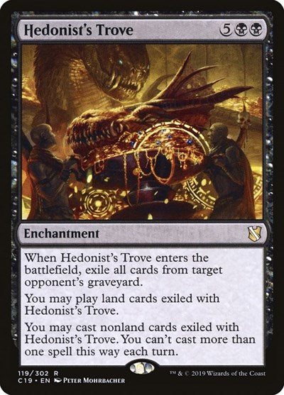 Hedonists Trove (C19) #119 Rare (Near Mint) Commander 2019 Magic: The Gathering: 2019