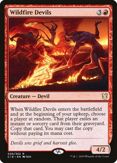 Wildfire Devils (C19) #30 Rare (Lightly Played) Commander 2019 Magic: The Gathering: 2019