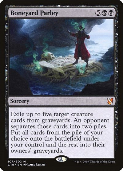 Boneyard Parley (C19) #107 Mythic Rare (Lightly Played) Commander 2019 Magic: The Gathering: 2019
