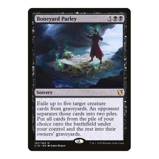 Boneyard Parley (C19) #107 Mythic Rare (Lightly Played) Commander 2019 Magic: The Gathering: 2019