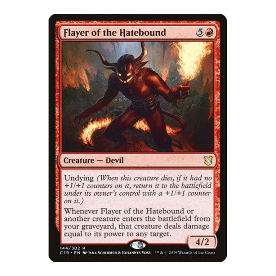 Flayer of the Hatebound (C19) #144 Rare (Lightly Played) Commander 2019 Magic: The Gathering: 2019