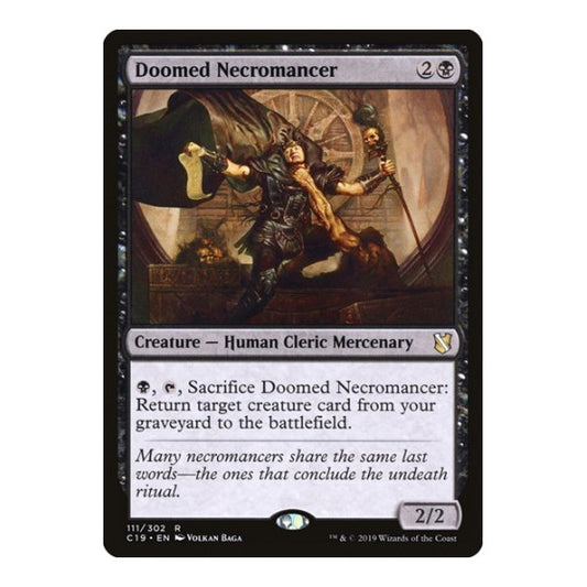 Doomed Necromancer (C19) #111 Rare (Lightly Played) Commander 2019 Magic: The Gathering: 2019