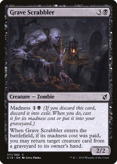 Grave Scrabbler (C19) #117 Common (Moderately Played) Commander 2019 Magic: The Gathering: 2019