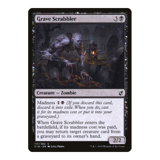 Grave Scrabbler (C19) #117 Common (Moderately Played) Commander 2019 Magic: The Gathering: 2019