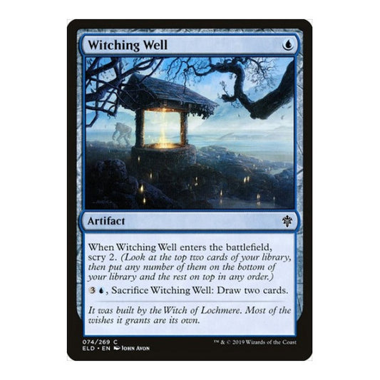Witching Well (ELD) #74 Common (Lightly Played) Throne of Eldraine Magic: The Gathering: 2019
