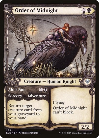 Order of Midnight Showcase (ELD) #288 Uncommon (Lightly Played) Throne of Eldraine Magic: The Gathering: 2019