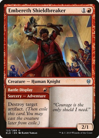 Embereth Shieldbreaker (ELD) #122 Uncommon Throne of Eldraine Magic: The Gathering: 2019