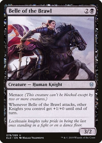 Belle of the Brawl (ELD) #78 Uncommon (Lightly Played) Throne of Eldraine Magic: The Gathering: 2019