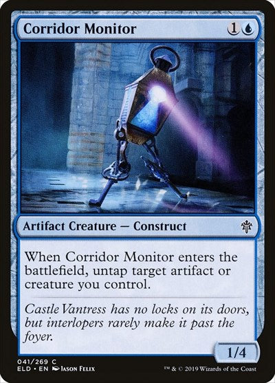 Corridor Monitor (ELD) #41 Common Throne of Eldraine Magic: The Gathering: 2019