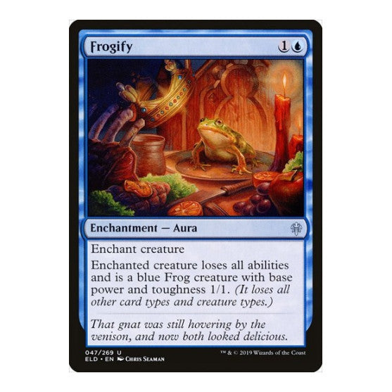 Frogify (ELD) #47 Uncommon (Lightly Played) Throne of Eldraine Magic: The Gathering: 2019