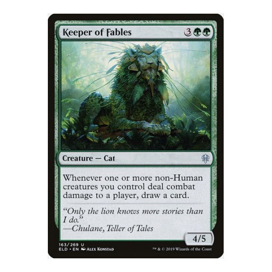 Keeper of Fables (ELD) #163 Uncommon (Lightly Played) Throne of Eldraine Magic: The Gathering: 2019