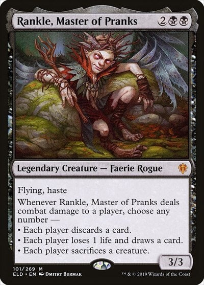 Rankle Master of Pranks (ELD) #101 Mythic Rare (Lightly Played) Throne of Eldraine Magic: The Gathering: 2019