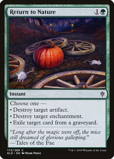 Return to Nature (ELD) #173 Common (Lightly Played) Throne of Eldraine Magic: 2019