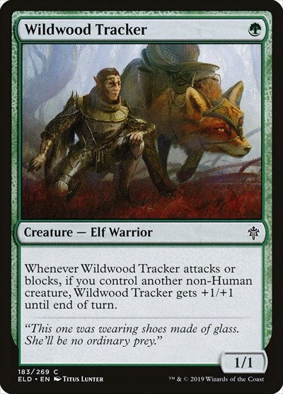 Wildwood Tracker (ELD) #183 Common (Lightly Played) Throne of Eldraine Magic: The Gathering: 2019