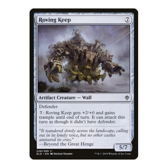 Roving Keep (ELD) #228 Common (Lightly Played) Throne of Eldraine Magic: The Gathering: 2019