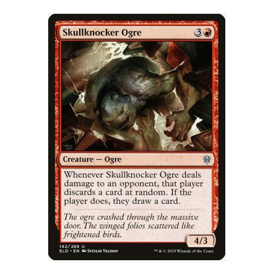 Skullknocker Ogre (ELD) #142 Uncommon (Lightly Played) Throne of Eldraine Magic: The Gathering: 2019
