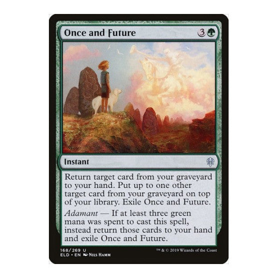 Once and Future (ELD) #168 Uncommon (Lightly Played) Throne of Eldraine Magic: The Gathering: 2019