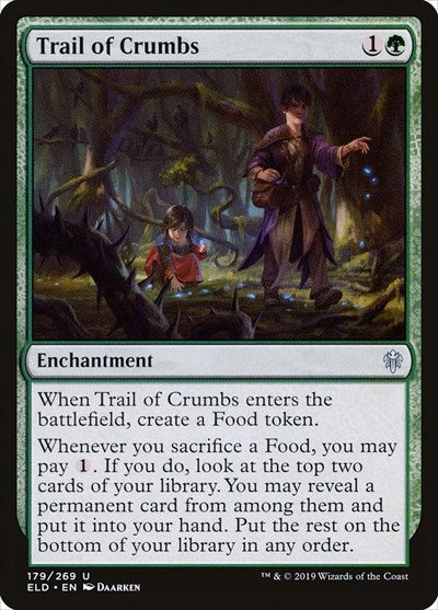Trail of Crumbs (ELD) #179 Uncommon (Lightly Played) Throne of Eldraine Magic: The Gathering: 2019