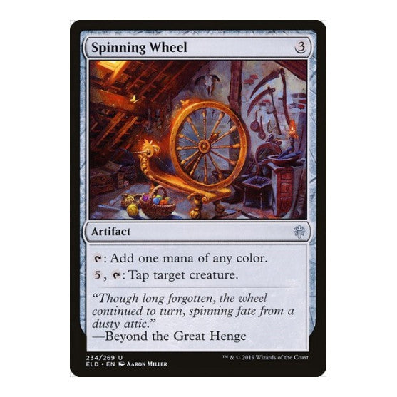 Spinning Wheel (ELD) #234 Uncommon (Lightly Played) Throne of Eldraine Magic: The Gathering: 2019