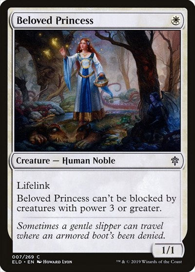 Beloved Princess (ELD) #7 Common (Lightly Played) Throne of Eldraine Magic: The Gathering: 2019