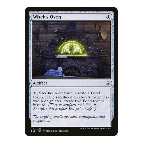 Witchs Oven (ELD) #237 Uncommon (Lightly Played) Throne of Eldraine Magic: The Gathering: 2019