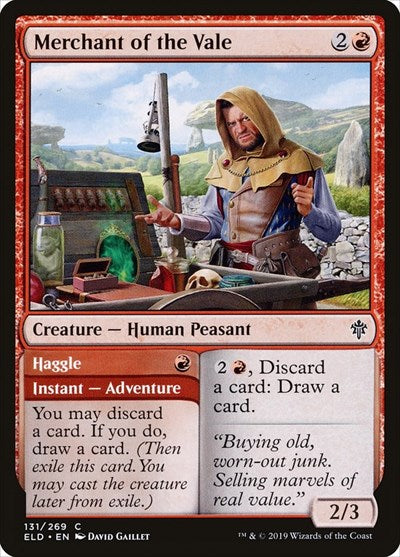 Merchant of the Vale (ELD) #131 Common (Lightly Played) Throne of Eldraine Magic: 2019