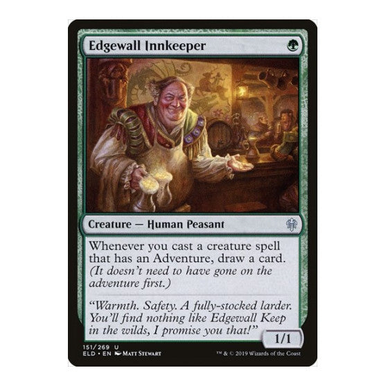 Edgewall Innkeeper (ELD) #151 Uncommon (Lightly Played) Throne of Eldraine Magic: The Gathering: 2019