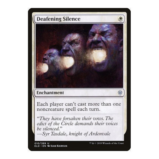 Deafening Silence (ELD) #10 Uncommon (Near Mint) Throne of Eldraine Magic: The Gathering: 2019