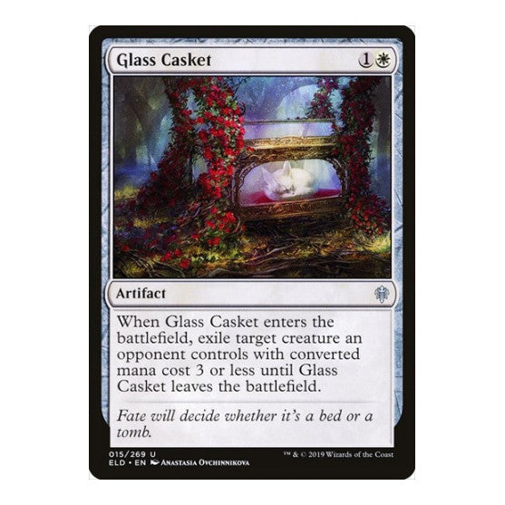 Glass Casket (ELD) #15 Uncommon (Lightly Played) Throne of Eldraine Magic: The Gathering: 2019
