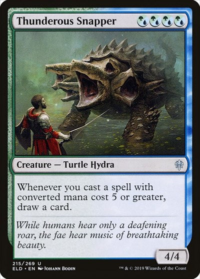 Thunderous Snapper (ELD) #215 Uncommon (Lightly Played) Throne of Eldraine Magic: 2019