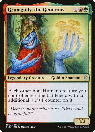 Grumgully the Generous (ELD) #192 Uncommon (Lightly Played) Throne of Eldraine Magic: 2019