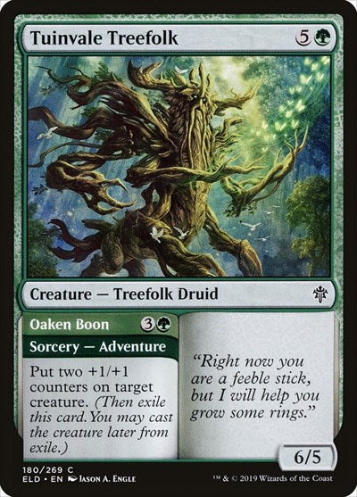 Tuinvale Treefolk (ELD) #180 Common (Lightly Played) Throne of Eldraine Magic: The Gathering: 2019