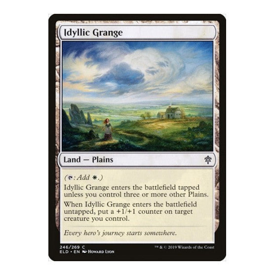 Idyllic Grange (ELD) #246 Common (Lightly Played) Throne of Eldraine Magic: The Gathering: 2019