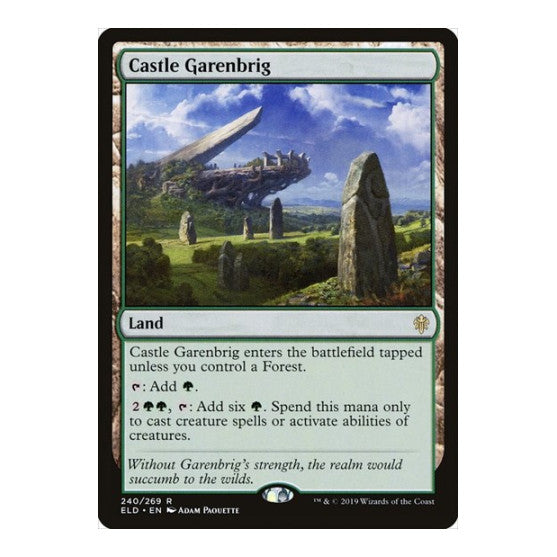 Castle Garenbrig (ELD) #240 Rare (Lightly Played) Throne of Eldraine Magic: The Gathering: 2019