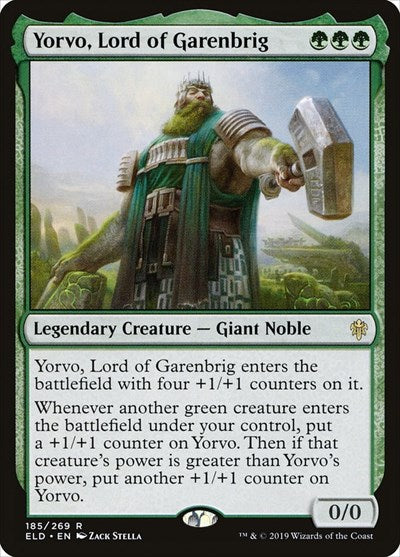 Yorvo Lord of Garenbrig (ELD) #185 Rare (Lightly Played) Throne of Eldraine Magic: The Gathering: 2019