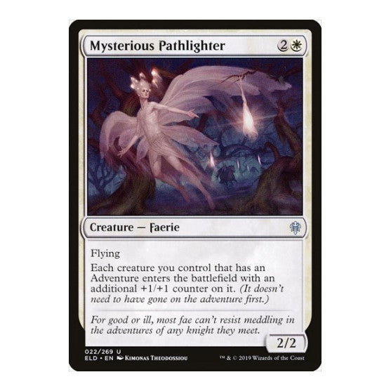Mysterious Pathlighter (ELD) #22 Uncommon (Lightly Played) Throne of Eldraine Magic: The Gathering: 2019