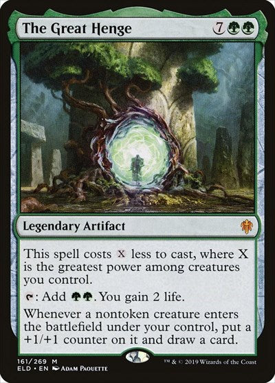 The Great Henge (ELD) #161 Mythic Rare (Lightly Played) Throne of Eldraine Magic: The Gathering: 2019