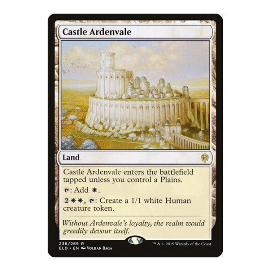 Castle Ardenvale (ELD) #238 Rare (Heavily Played) Throne of Eldraine Magic: The Gathering: 2019