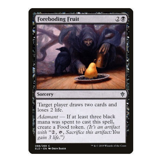 Foreboding Fruit (ELD) #88 Common (Lightly Played) Throne of Eldraine Magic: The Gathering: 2019