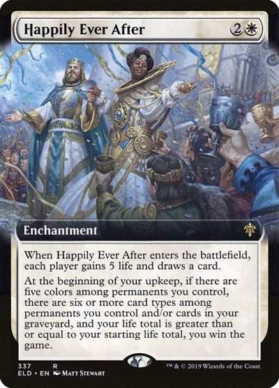 Happily Ever After Extended Art (ELD) #337 Rare (Lightly Played) Throne of Eldraine Magic: The Gathering: 2019