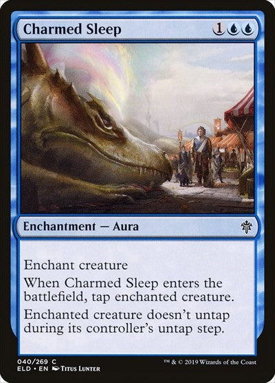 Charmed Sleep (ELD) #40 Common Throne of Eldraine Magic: The Gathering: 2019