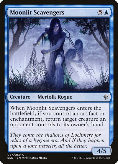 Moonlit Scavengers (ELD) #57 Common (Lightly Played) Throne of Eldraine Magic: 2019