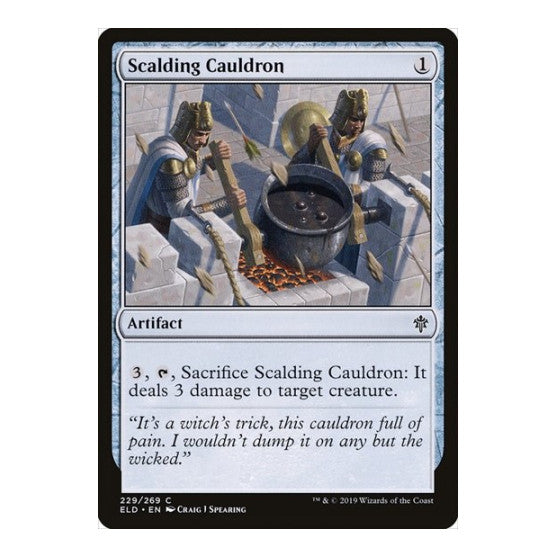 Scalding Cauldron (ELD) #229 Common (Lightly Played) Throne of Eldraine Magic: The Gathering: 2019