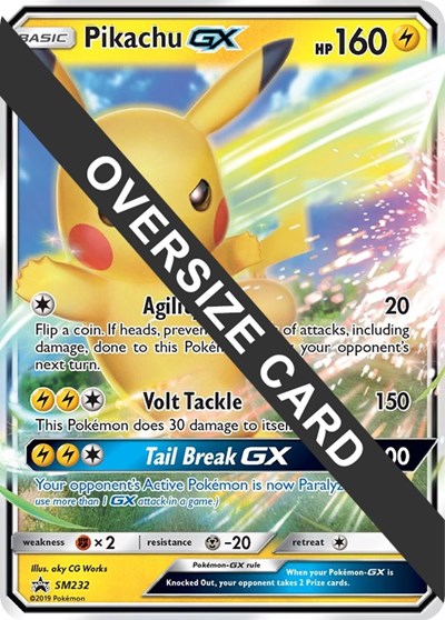 Pikachu GX SM232 (PR) #SM232 Promo (Holofoil Near Mint) Jumbo Cards Pokemon: 2015