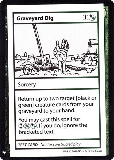 Graveyard Dig (CMB1) #92 Special (Lightly Played) Mystery Booster: Convention Edition Exclusives Magic: The Gathering: 2019