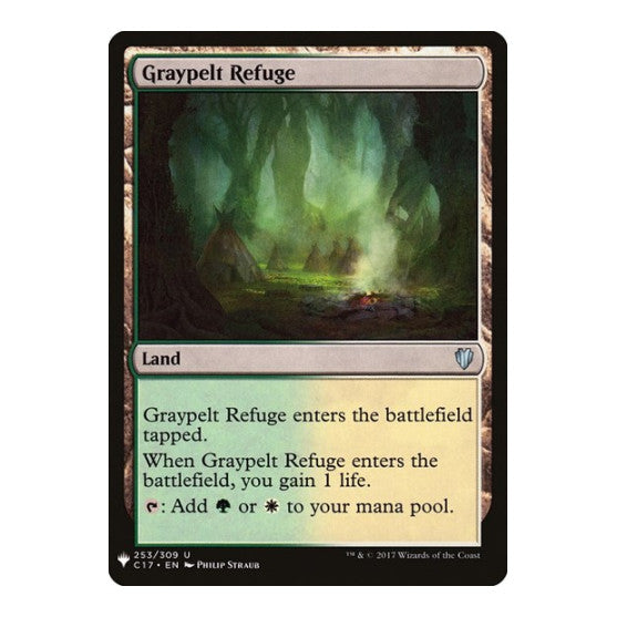 Graypelt Refuge (C17) (LIST) #253 Uncommon (Lightly Played) The List Reprints Magic: The Gathering: 2026