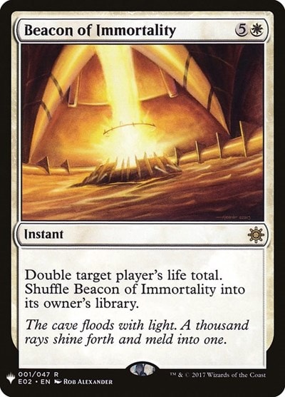 Beacon of Immortality (LIST) #1 Rare (Near Mint) The List Reprints Magic: The Gathering: 2026