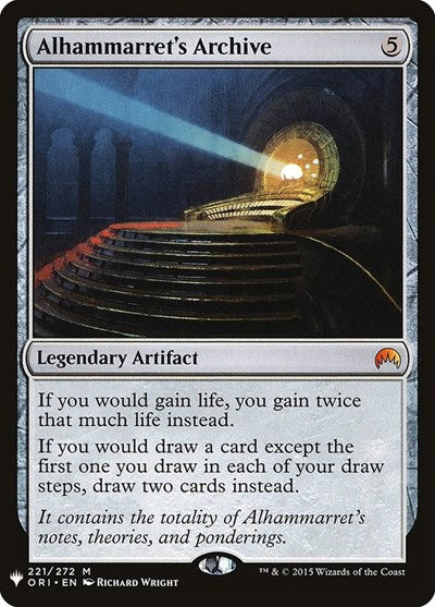 Alhammarret's Archive (LIST) #ORI-221 Mythic Rare (Near Mint) The List Reprints Magic: The Gathering: 2026